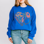 Heart Shape School Nurse Design - School Nurse Unisex Crewneck T-Shirt Sweatshirt Hoodie