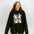 Bunnies And Easter Doodles - Easter Day Unisex Crewneck T-Shirt Sweatshirt Hoodie