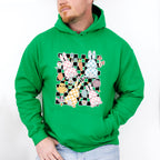 Bunnies And Easter Doodles - Easter Day Unisex Crewneck T-Shirt Sweatshirt Hoodie