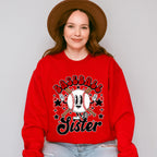 Smiley Baseball Sister - Baseball Unisex Crewneck T-Shirt Sweatshirt Hoodie
