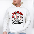 Smiley Baseball Sister - Baseball Unisex Crewneck T-Shirt Sweatshirt Hoodie