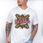 Baseball Leopard Leather Design - Baseball Unisex Crewneck T-Shirt Sweatshirt Hoodie