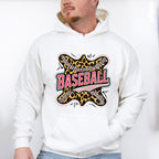 Baseball Leopard Leather Design - Baseball Unisex Crewneck T-Shirt Sweatshirt Hoodie