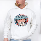 Baseball Vibes Smiley - Baseball Unisex Crewneck T-Shirt Sweatshirt Hoodie