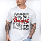 Batter Up Double Header Design - Baseball Unisex Crewneck T-Shirt Sweatshirt Hoodie