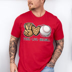Peace Love Baseball - Baseball Unisex Crewneck T-Shirt Sweatshirt Hoodie