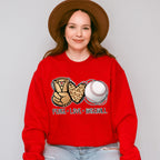 Peace Love Baseball - Baseball Unisex Crewneck T-Shirt Sweatshirt Hoodie