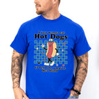 I Just Wanna Eat Hot Dogs - Baseball Unisex Crewneck T-Shirt Sweatshirt Hoodie