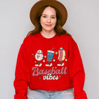 Baseball Drink And Hot Dog Design - Baseball Unisex Crewneck T-Shirt Sweatshirt Hoodie