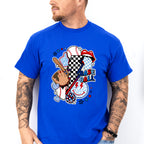 Baseball Doodles Design - Baseball Unisex Crewneck T-Shirt Sweatshirt Hoodie