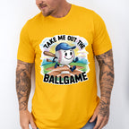 Take Me Out The Ball Game Running Ball Design - Baseball Unisex Crewneck T-Shirt Sweatshirt Hoodie