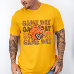 Leopard Heart Game Day Design - Basketball Unisex Crewneck T-Shirt Sweatshirt Hoodie