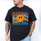 Smiley Basketball Design - Basketball Unisex Crewneck T-Shirt Sweatshirt Hoodie