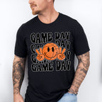 Smiley Peace Sign Game Day Design - Basketball Unisex Crewneck T-Shirt Sweatshirt Hoodie