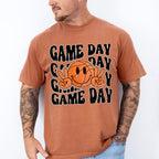 Smiley Peace Sign Game Day Design - Basketball Unisex Crewneck T-Shirt Sweatshirt Hoodie