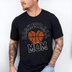 Basketball Mom Glitter Design - Basketball Unisex Crewneck T-Shirt Sweatshirt Hoodie