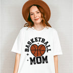 Basketball Mom Glitter Design - Basketball Unisex Crewneck T-Shirt Sweatshirt Hoodie