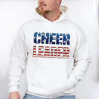 Cheerleader US Flag Design - Cheerleader Unisex Crewneck T-Shirt Sweatshirt Hoodie
