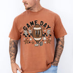Gameday Smiley Football Design - Football Unisex Crewneck T-Shirt Sweatshirt Hoodie