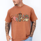 Heart Cup And Smiley Design - Football Unisex Crewneck T-Shirt Sweatshirt Hoodie