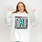 Hockey H Doodles - Hockey Unisex Crewneck T-Shirt Sweatshirt Hoodie