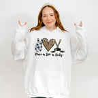 Peace Love Hockey - Hockey Unisex Crewneck T-Shirt Sweatshirt Hoodie