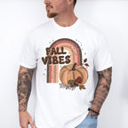 Fall Vibes Rainbow Pumpkin - Fall Unisex Crewneck T-Shirt Sweatshirt Hoodie