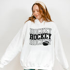 Simple Hockey Hockey Design - Hockey Unisex Crewneck T-Shirt Sweatshirt Hoodie