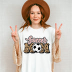 Soccer Mom Leopard - Soccer Unisex Crewneck T-Shirt Sweatshirt Hoodie