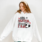 Little Sister Biggest Fan - Soccer Unisex Crewneck T-Shirt Sweatshirt Hoodie