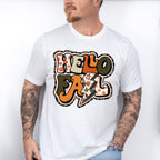 Hello Fall Lightning - Fall Unisex Crewneck T-Shirt Sweatshirt Hoodie