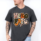 Hello Fall Lightning - Fall Unisex Crewneck T-Shirt Sweatshirt Hoodie