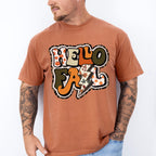 Hello Fall Lightning - Fall Unisex Crewneck T-Shirt Sweatshirt Hoodie