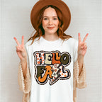 Hello Fall Lightning - Fall Unisex Crewneck T-Shirt Sweatshirt Hoodie