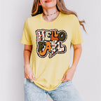 Hello Fall Lightning - Fall Unisex Crewneck T-Shirt Sweatshirt Hoodie