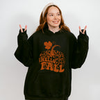 Hello Fall Pumpkin - Fall Unisex Crewneck T-Shirt Sweatshirt Hoodie