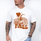 Hello Fall Pumpkin - Fall Unisex Crewneck T-Shirt Sweatshirt Hoodie