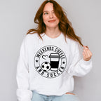 Weekends Coffee And Soccer Circle Design - Soccer Unisex Crewneck T-Shirt Sweatshirt Hoodie