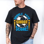 Dribble Pass Shoot Score - Soccer Unisex Crewneck T-Shirt Sweatshirt Hoodie