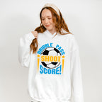 Dribble Pass Shoot Score - Soccer Unisex Crewneck T-Shirt Sweatshirt Hoodie
