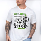Hot Mess Always Stressed Soccer Mama - Soccer Unisex Crewneck T-Shirt Sweatshirt Hoodie