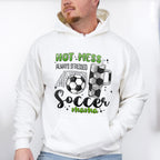 Hot Mess Always Stressed Soccer Mama - Soccer Unisex Crewneck T-Shirt Sweatshirt Hoodie
