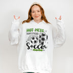 Hot Mess Always Stressed Soccer Mama - Soccer Unisex Crewneck T-Shirt Sweatshirt Hoodie