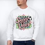 Soccer Vibes Design - Soccer Unisex Crewneck T-Shirt Sweatshirt Hoodie
