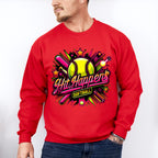 Hit Happens - Softball Unisex Crewneck T-Shirt Sweatshirt Hoodie