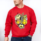 Softball Doodles Design - Softball Unisex Crewneck T-Shirt Sweatshirt Hoodie