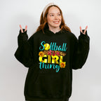 Softball It's A Girl Thing - Softball Unisex Crewneck T-Shirt Sweatshirt Hoodie