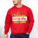 Take Me Out To The Ball Game - Softball Unisex Crewneck T-Shirt Sweatshirt Hoodie