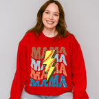 Lightning Mama Softball Design - Softball Unisex Crewneck T-Shirt Sweatshirt Hoodie