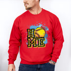 HOME Design - Softball Unisex Crewneck T-Shirt Sweatshirt Hoodie